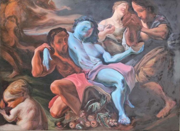 Tomáš Jetela ,,Blue Bacchus,, OBRAZY