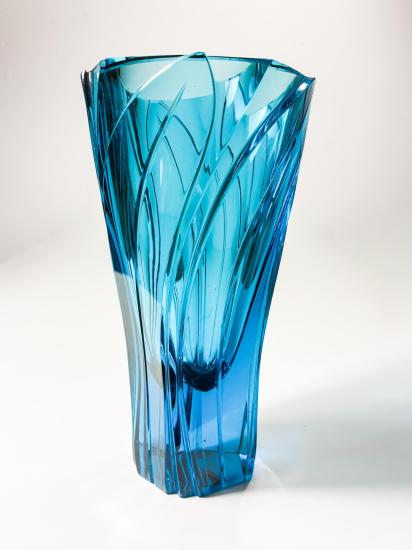 Berylová váza - listy, 19 cm - 3 Berylová váza - listy, 19 cm - 3