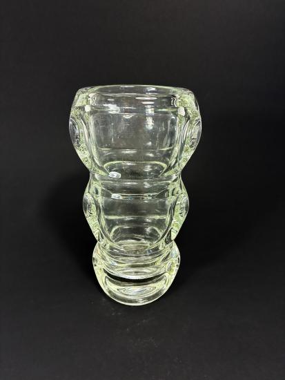 Vázička z lisovaného skla, výška 20 cm - 1 Vázička z lisovaného skla, výška 20 cm - 1