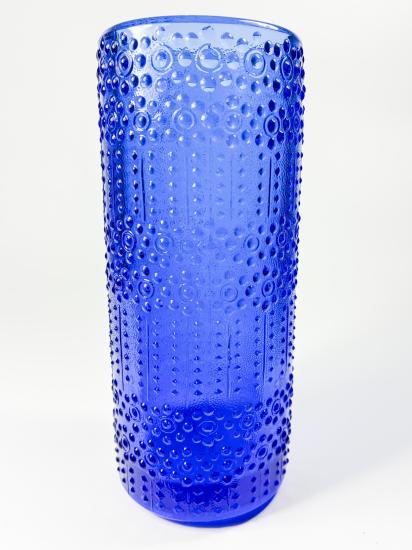 Modrá puntikatá váza, 22 cm - 3 Modrá puntikatá váza, 22 cm - 3
