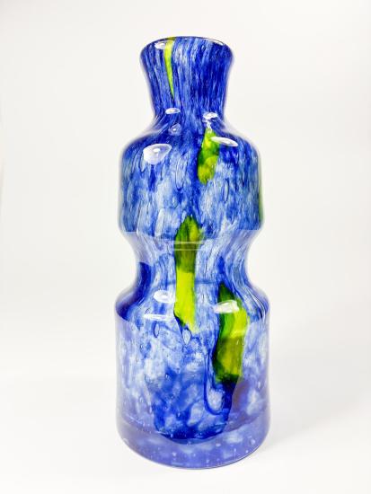 Hutní váza Flora- Prácheň, výška 22 cm - 1 Hutní váza Flora- Prácheň, výška 22 cm - 1