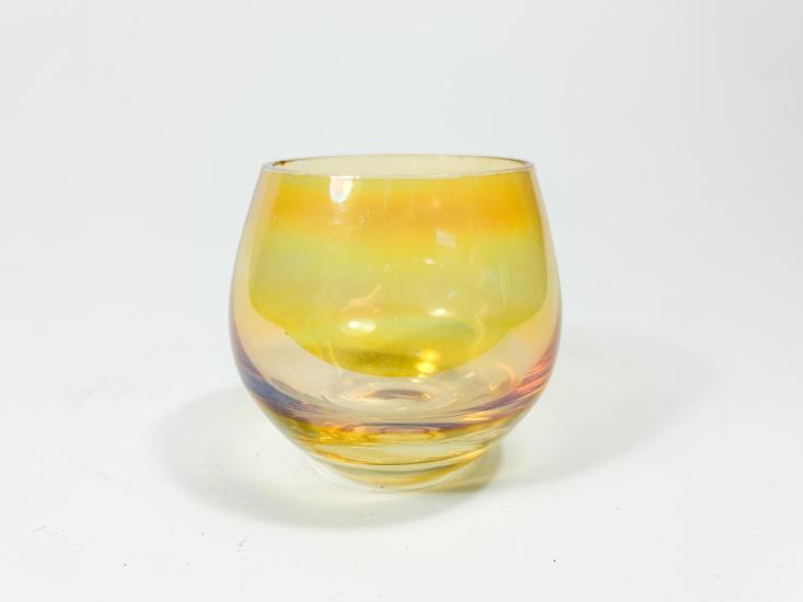 Likérová sada, irisované sklo, výška 4,8 cm - 4 Likérová sada, irisované sklo, výška 4,8 cm - 4