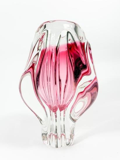 Hutní váza Tulipán - Chřibská, 20 cm - 3 Hutní váza Tulipán - Chřibská, 20 cm - 3