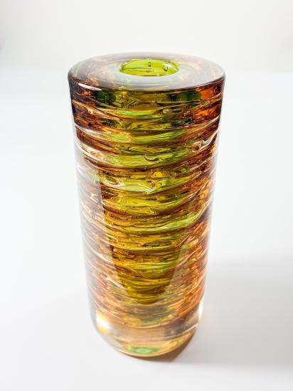 Whirlpool váza čirá, hnědozelená, 17 cm - 4 Whirlpool váza čirá, hnědozelená, 17 cm - 4