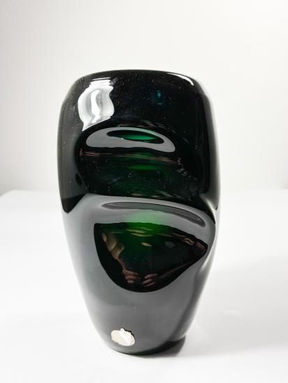 Váza - sytě zelená, 16 cm - 3 Váza - sytě zelená, 16 cm - 3