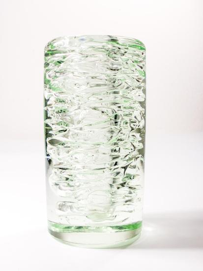 Whirlpool skleněná váza čirá, světlezelená, 17 cm - 3 Whirlpool skleněná váza čirá, světlezelená, 17 cm - 3
