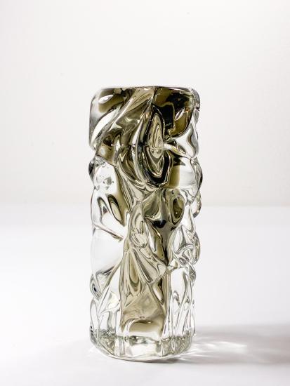 Váza hutní sklo - kouřová, 18 cm - 3 Váza hutní sklo - kouřová, 18 cm - 3