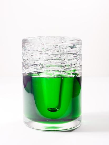 „Pivo” váza čirá - zelená, 13 cm - 3 „Pivo” váza čirá - zelená, 13 cm - 3