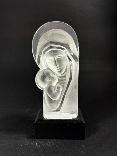 Madona s dítětem- Art Deco- výška 18,5 cm - 4 Madona s dítětem- Art Deco- výška 18,5 cm - 4