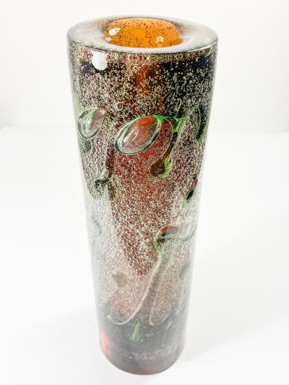 Lávová hutní váza- Škrdlovice, 31,5 cm - 4 Lávová hutní váza- Škrdlovice, 31,5 cm - 4