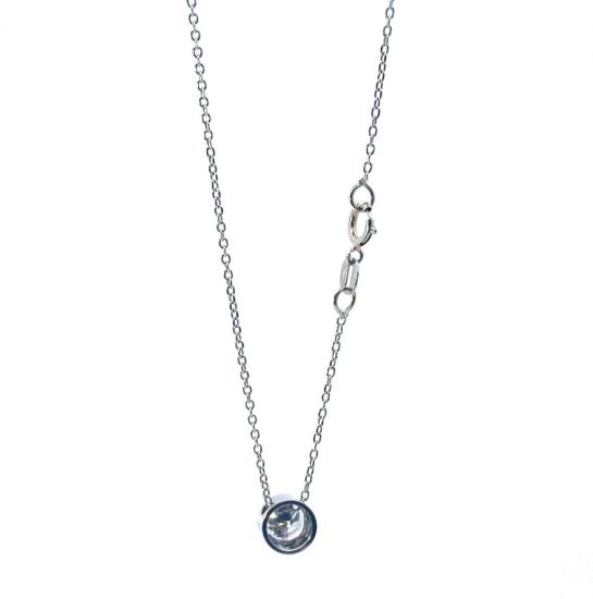 Zlatý řetízek s přívěsem, briliant 0,72 ct