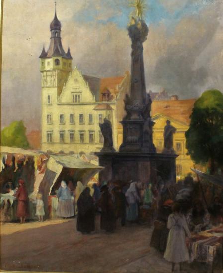 Hustopeče - morový sloup