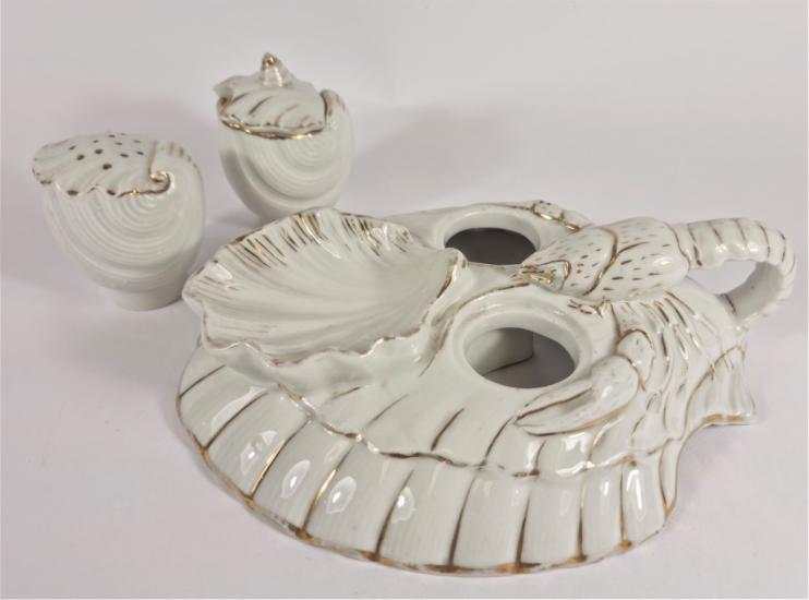 Porcelánová sestava s rakem