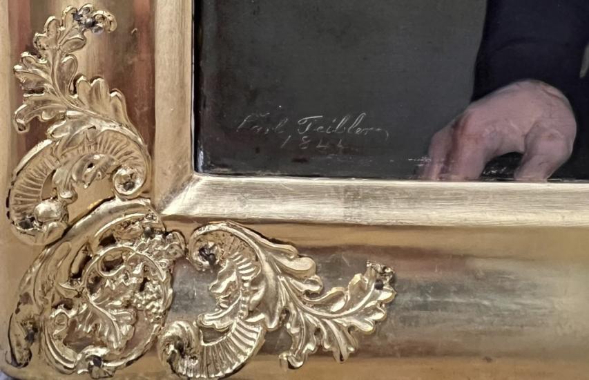 PORTRÉT UROZENÉHO MUŽE - CARL TEIBLER