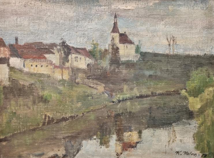 Kostel u řeky