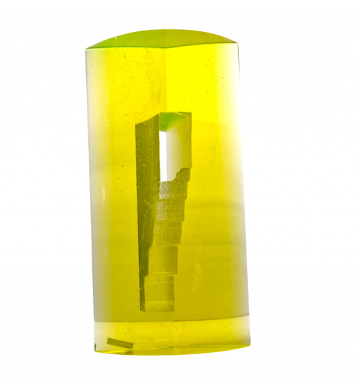 Skleněná plastika- Hlubina