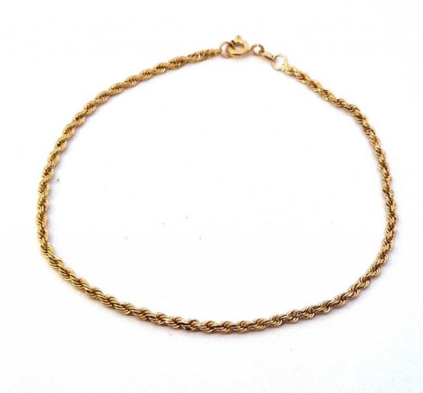 Zlatý náramek, 1,27 g, 18 k