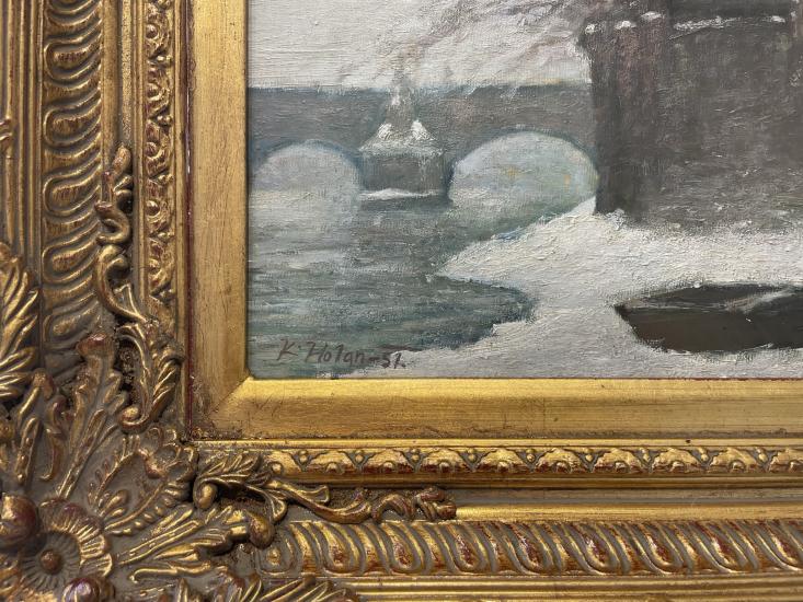 Vltava v zimě