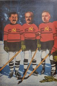 Ruské hokejové mužstvo 1936