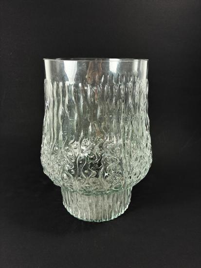 Velká skleněná váza, výška 27 cm - 3 Velká skleněná váza, výška 27 cm - 3
