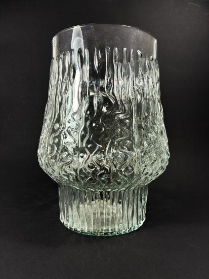 Velká skleněná váza, výška 27 cm - 1 Velká skleněná váza, výška 27 cm - 1