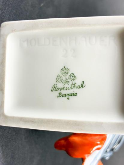 Porcelánová soška papouška - 5