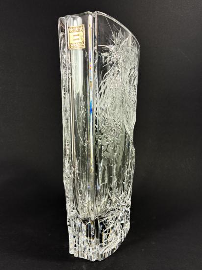 Skleněná váza, Bodláky, 26 cm - 3 Skleněná váza, Bodláky, 26 cm - 3