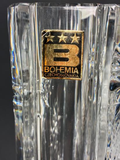 Skleněná váza, Bodláky, 26 cm - 4 Skleněná váza, Bodláky, 26 cm - 4