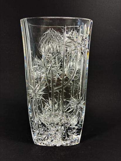 Skleněná váza, Bodláky, 26 cm - 1 Skleněná váza, Bodláky, 26 cm - 1