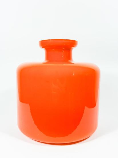 Oranžová váza, výška 20 cm - 3 Oranžová váza, výška 20 cm - 3