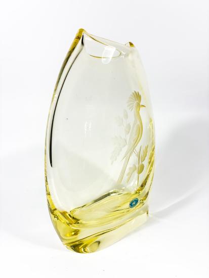 Váza s rytinou dudka, 21 cm - 1 Váza s rytinou dudka, 21 cm - 1