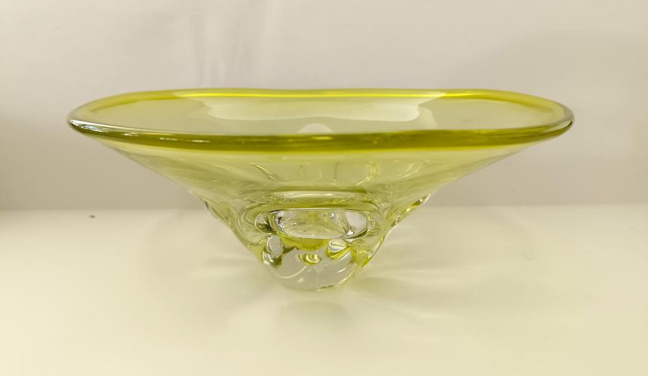 Mísa hutní sklo, průměr26 cm - 1 Mísa hutní sklo, průměr26 cm - 1