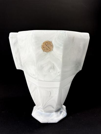 Pohár z opakního mramorovaného skla, výška 15 cm - 1 Pohár z opakního mramorovaného skla, výška 15 cm - 1