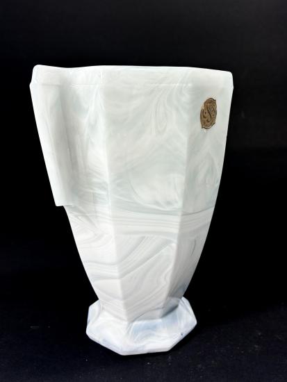 Pohár z opakního mramorovaného skla, výška 15 cm - 3 Pohár z opakního mramorovaného skla, výška 15 cm - 3
