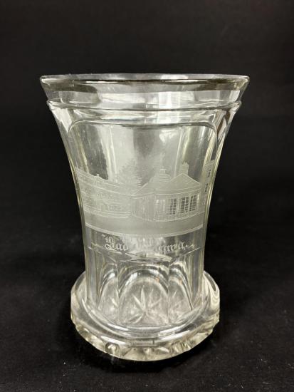 Starožitný lázeňský pohárek, 12,5 cm - 1 Starožitný lázeňský pohárek, 12,5 cm - 1