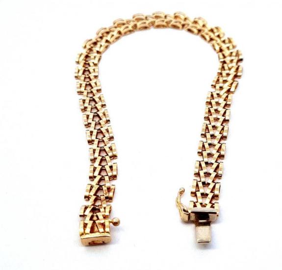 Zlatý náramek, 9,16 g