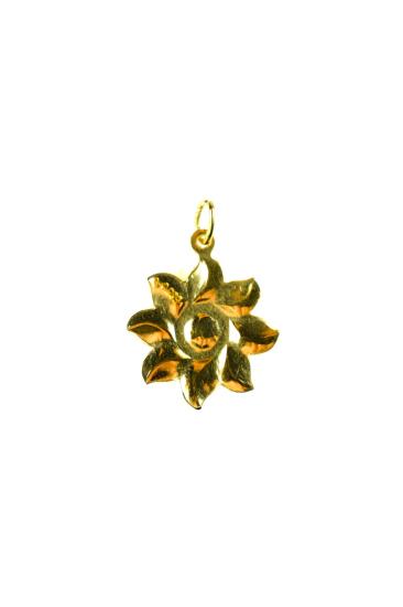 Zlatý přívěs květ