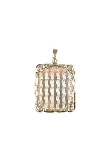 Starožitný stříbrný medailonek