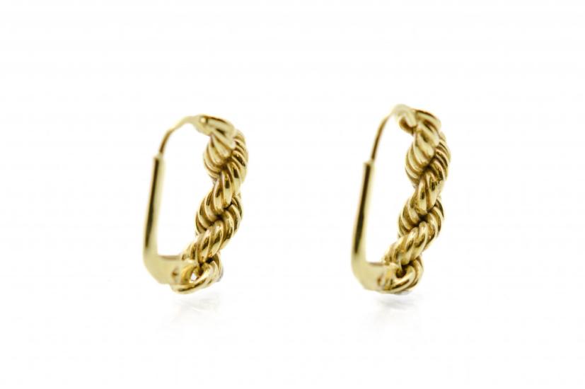 Zlaté náušnice, visací