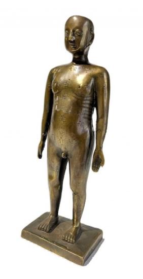 Akupunkturní model bronz- Čína