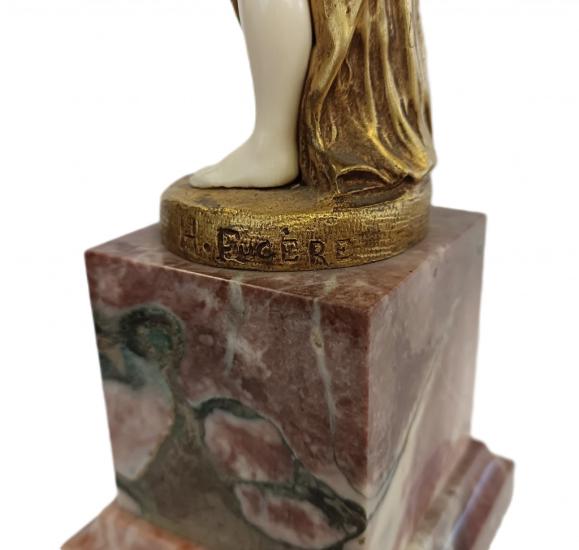 Art deco soška - Henri Fugére