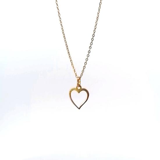 Zlatý přívěs, srdce