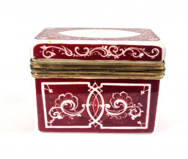 Biedermeier - skleněná dóza