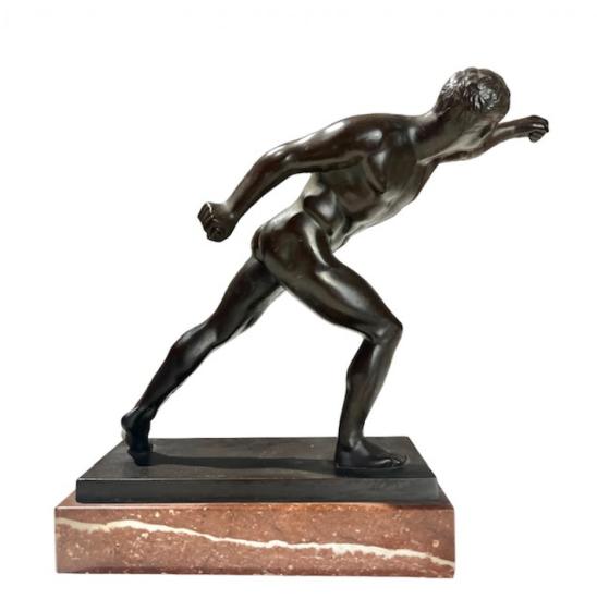 Bronzová plastika- Gladiátor Borghese