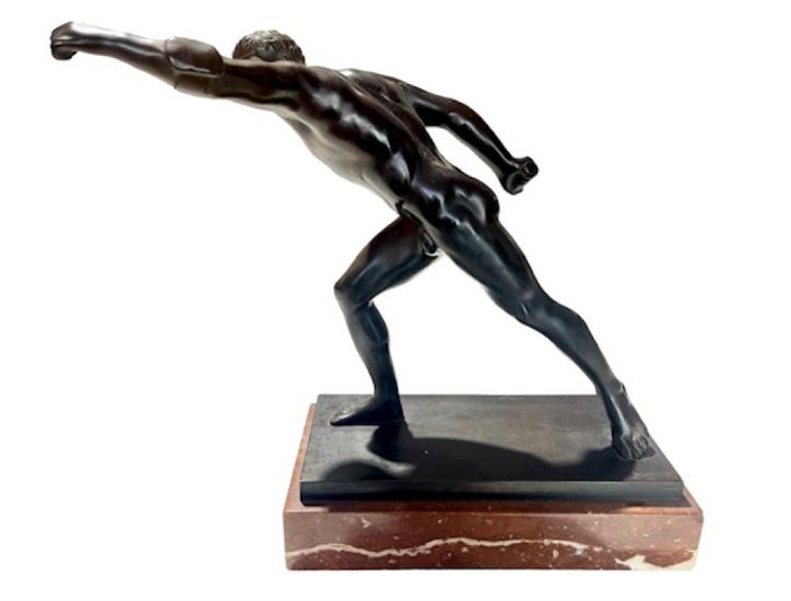 Bronzová plastika- Gladiátor Borghese