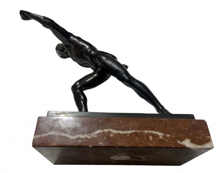 Bronzová plastika- Gladiátor Borghese