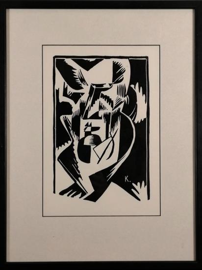 Černobílá abstrakce