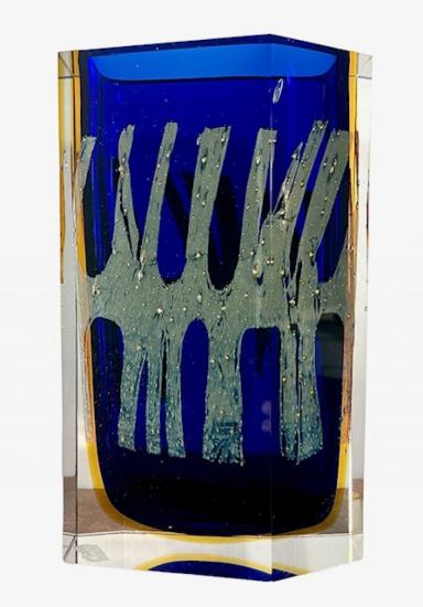 Váza se zataveným stříbrem, Exbor