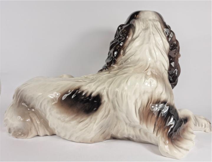 Porcelánová soška pes - Goldscheider
