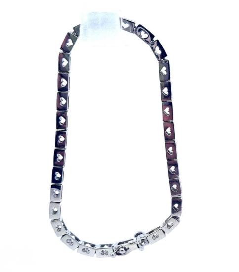 Zlatý náramek s diamanty, 12,20 g